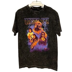 Wrestlemania WWE WWF Tie Dyed Graphic T-Shirt